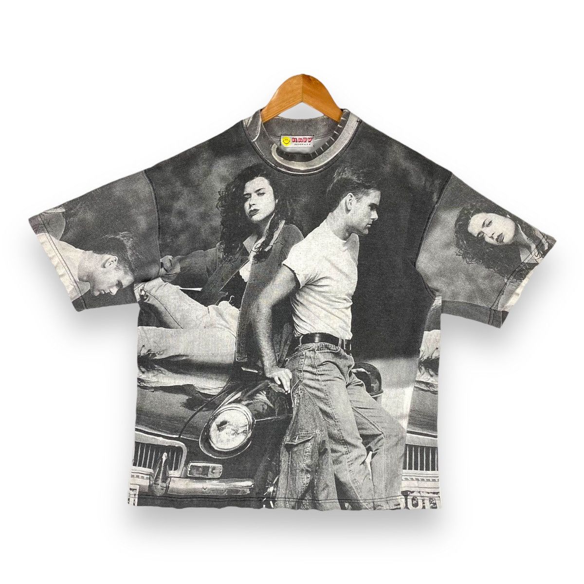 Vintage Vintage 90's Photography Full Print Tee Shirt Size US L / EU 52-54 / 3 - 1 Thumbnail
