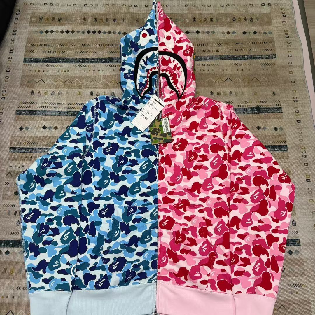 Bape BAPE CAMO SHARK FULL ZIP HOODIE Size US L / EU 52-54 / 3 - 1 Thumbnail