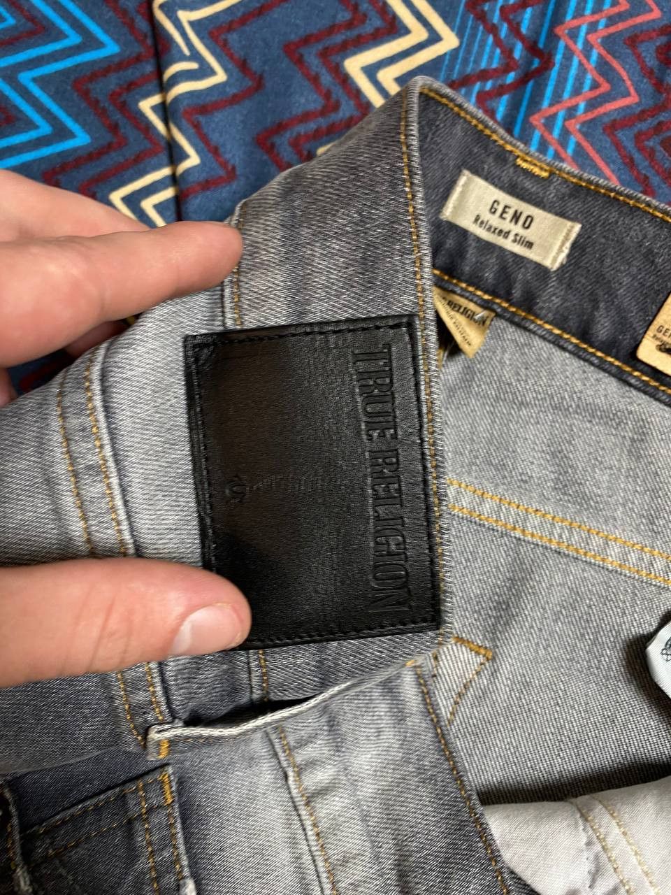 True Religion × Vintage VINTAGE Y2K ARCHIVE STYLE GRUNGE FADED JEANS Size US 30 / EU 46 - 5 Thumbnail