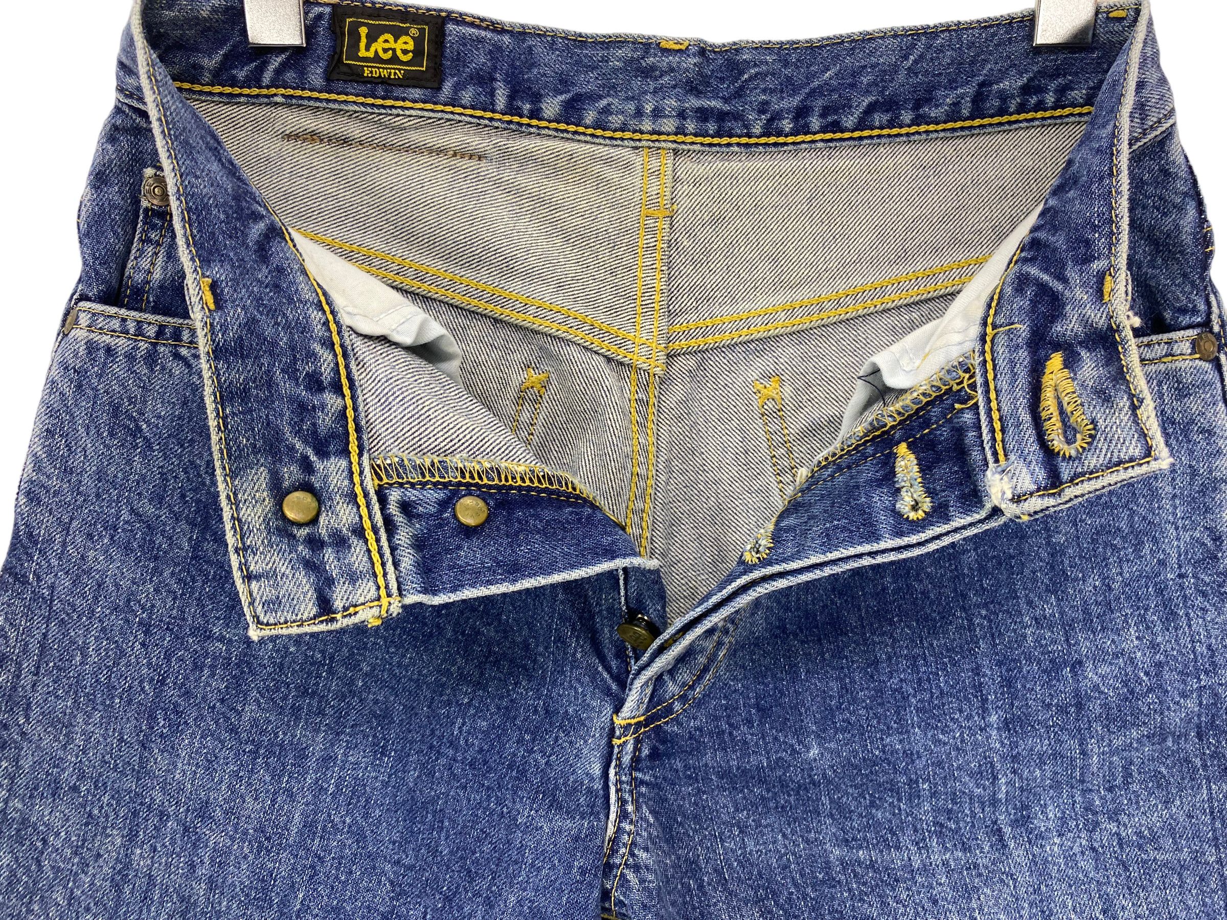 Edwin × Lee Lee x Edwin Jeans Dark Blue Wash Jeans Size 27" / US 4 / IT 40 - 9 Thumbnail