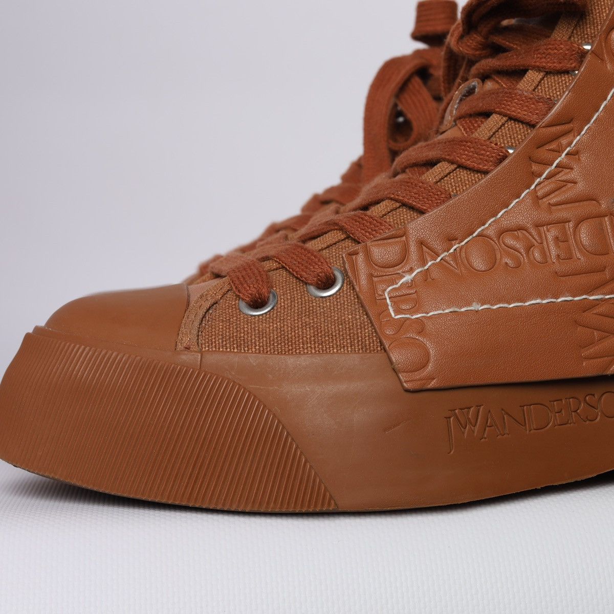 JW Anderson J.W Anderson high Top Brown Sneakers Boots Size US 9 / IT 39 - 4 Thumbnail