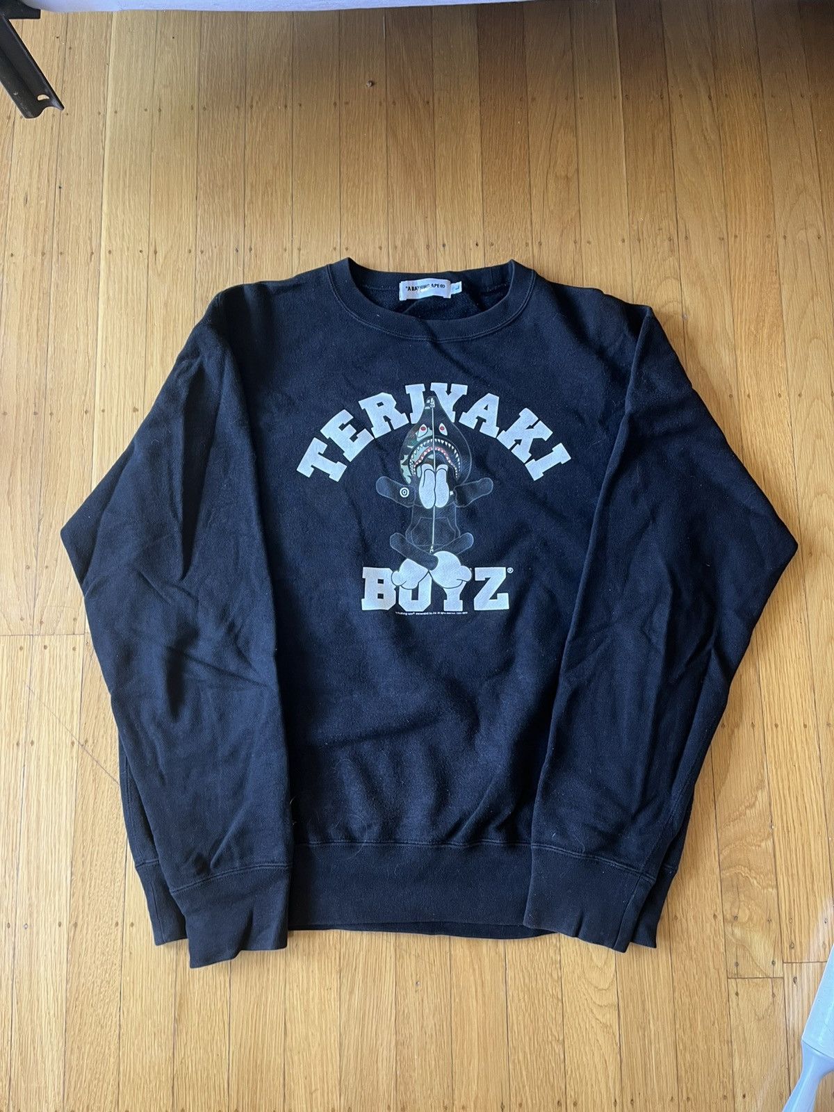 Bape X Teriyaki Boyz Crewneck in Black