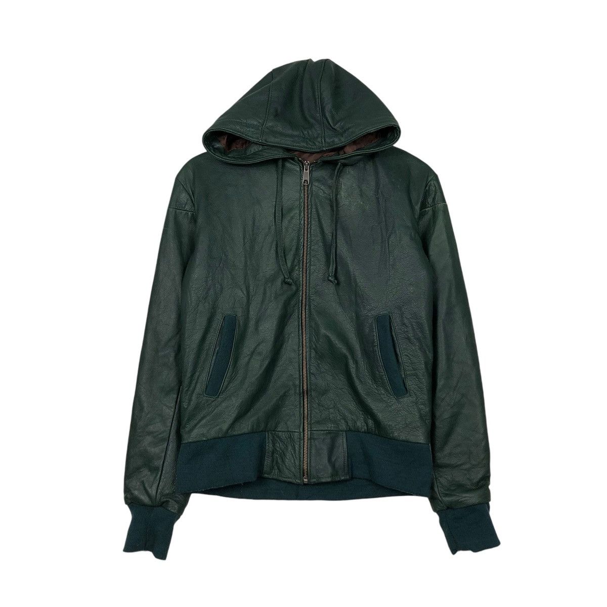 Japanese Brand 🔥UNKNOWN BRAND JAPANESE CROPPED LEATHER JACKET ISSEY MIYAKE Size US S / EU 44-46 / 1 - 3 Thumbnail