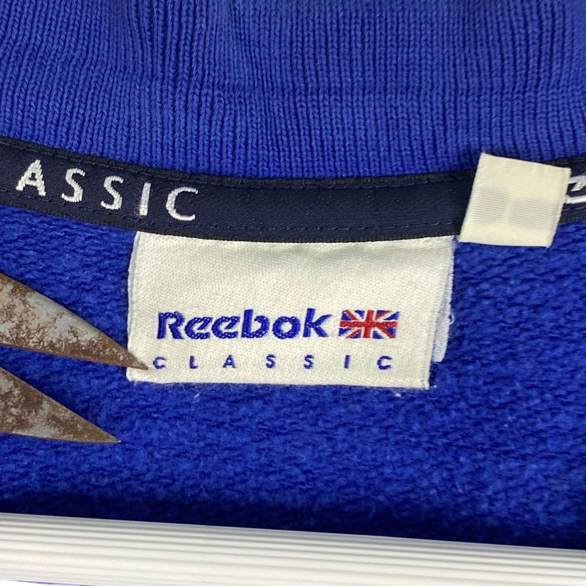 Reebok × Vintage Vintage Reebok Embroidered Crewneck Sweatshirt Blue Size US L / EU 52-54 / 3 - 7 Thumbnail