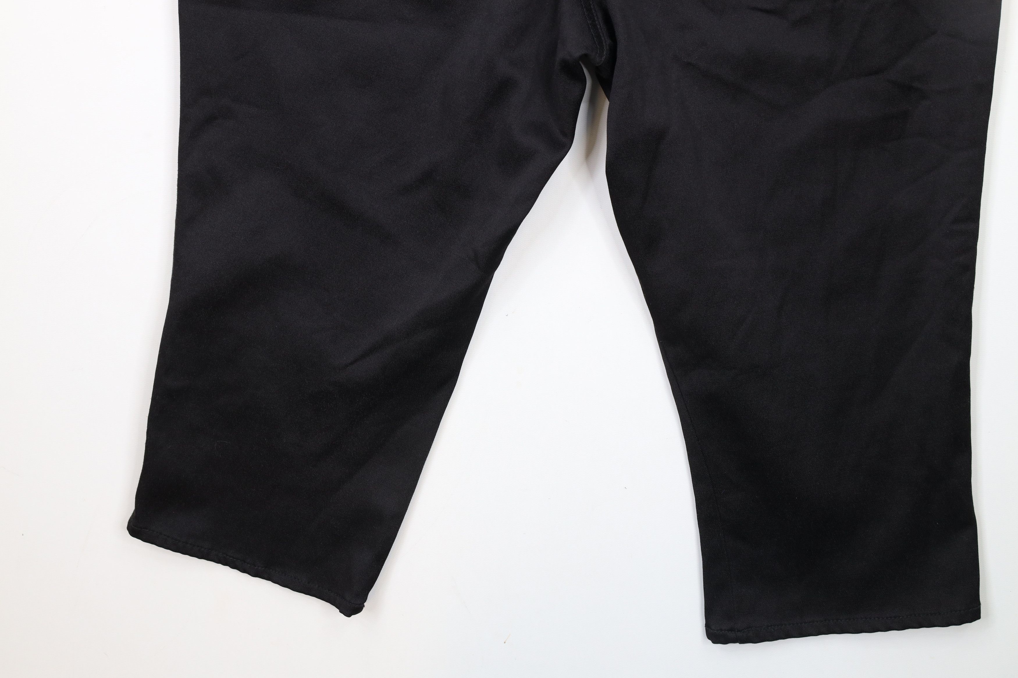 Vintage Vintage 90s Tripp NYC Skull Goth Capris Shorts Black Size 34" / US 12 / IT 48 - 12 Thumbnail