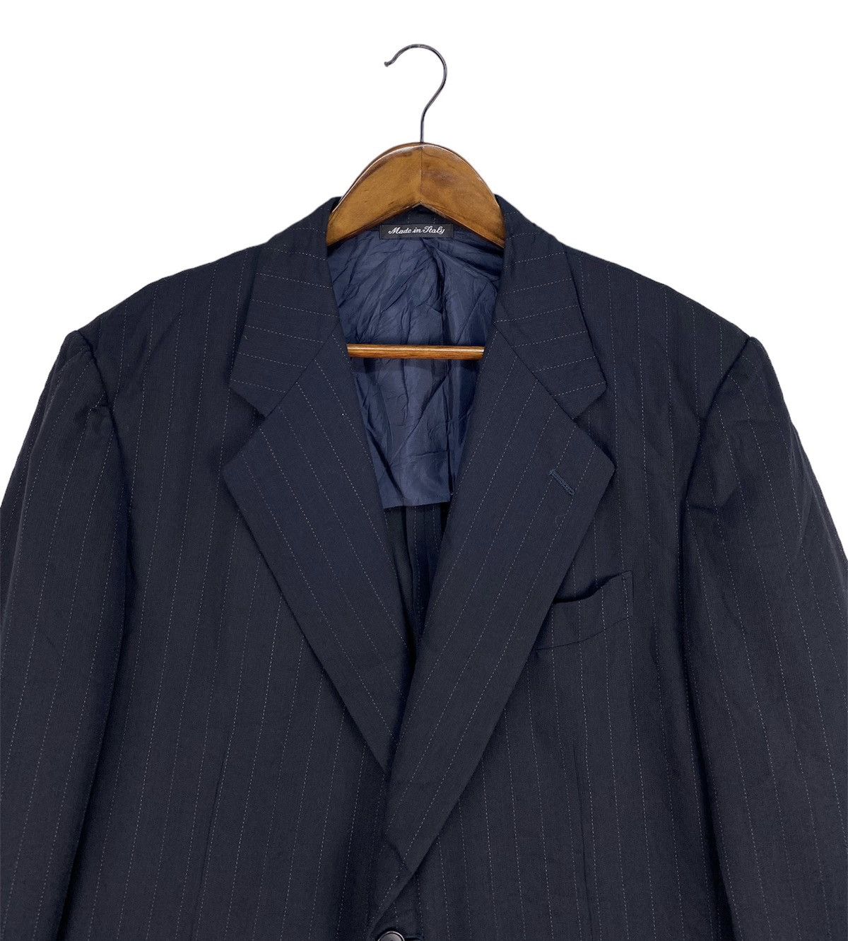 MR & MRS ITALY Pal Zileri Stripe Blazer Size 50R - 3 Thumbnail