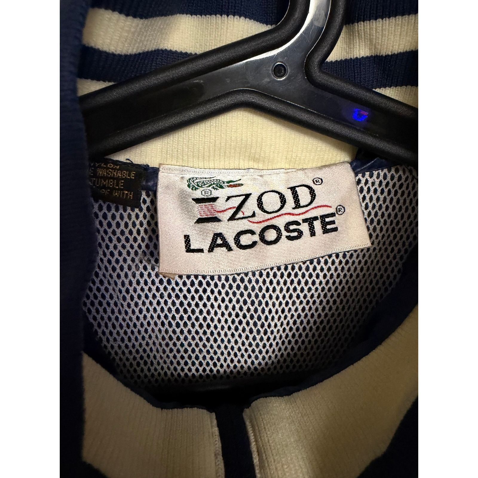 Lacoste Vintage 80s Izod Lacoste Front Pouch Windbreaker Mens M Size US M / EU 48-50 / 2 - 4 Thumbnail