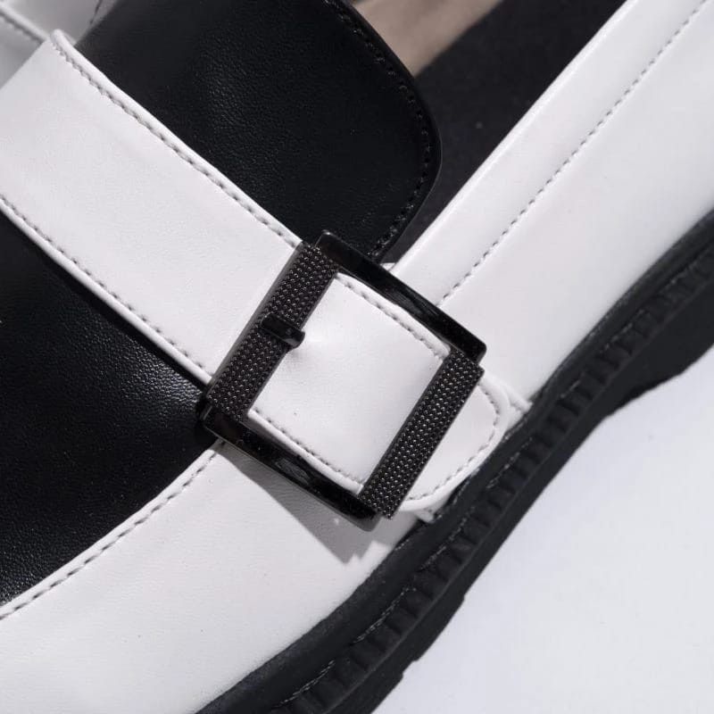 Designer Mens Chubbs Loafer Black White Size US 10 / EU 43 - 5 Thumbnail