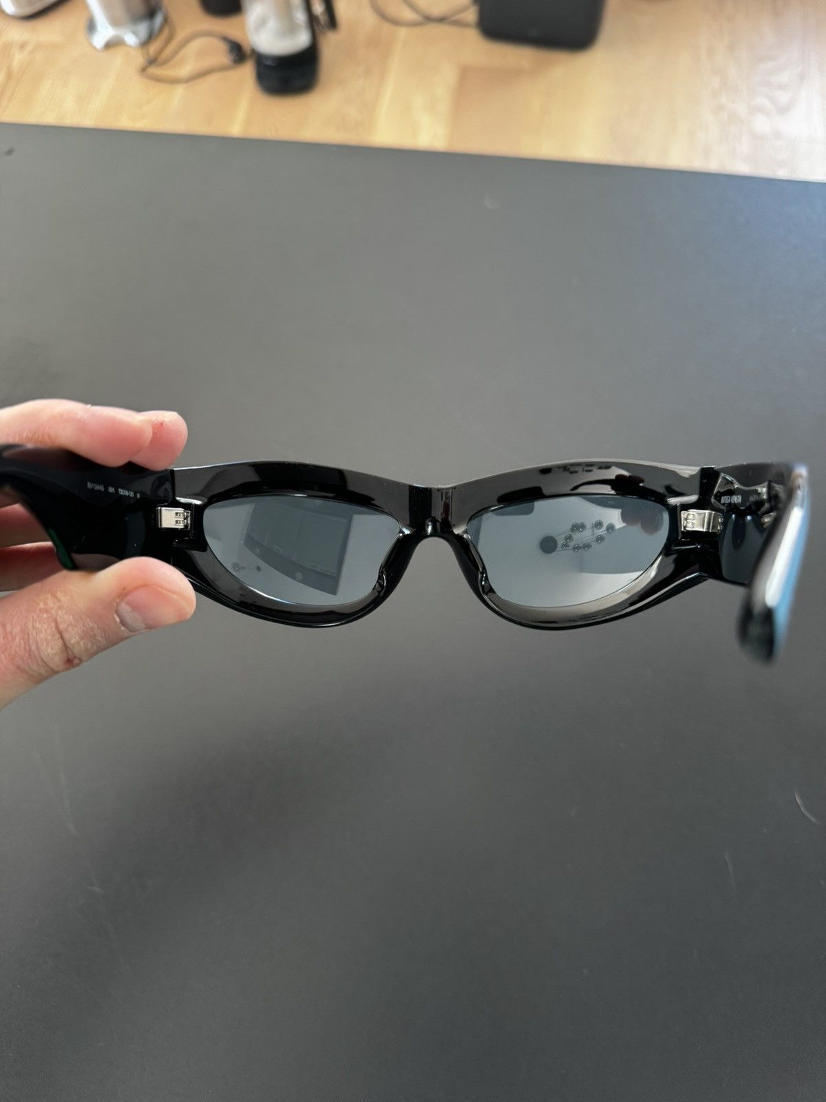 Bottega Veneta Bottega Veneta Sunglasses – Black / Blue Tint Size ONE SIZE - 3 Thumbnail