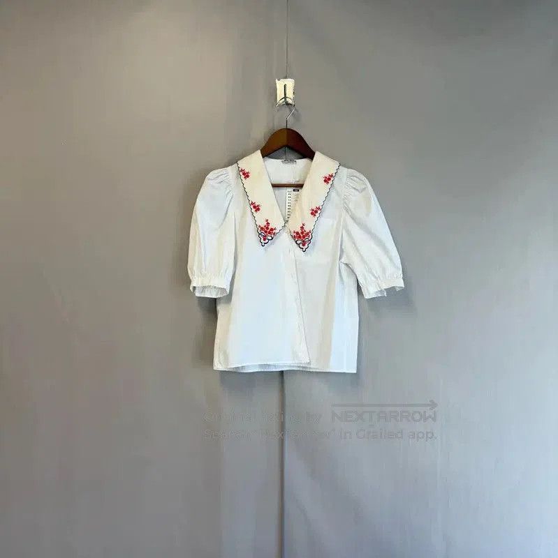 Miu Miu Miu Miu White Cotton Women's T-Shirt . Size M / US 6-8 / IT 42-44 - 1 Thumbnail