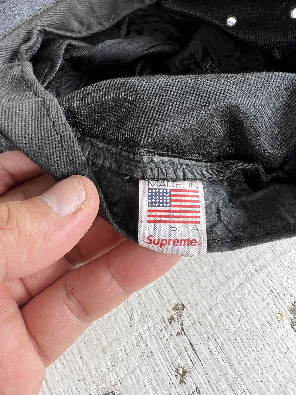 Supreme Supreme 5 Panel Distressed Cap Size ONE SIZE - 8 Thumbnail