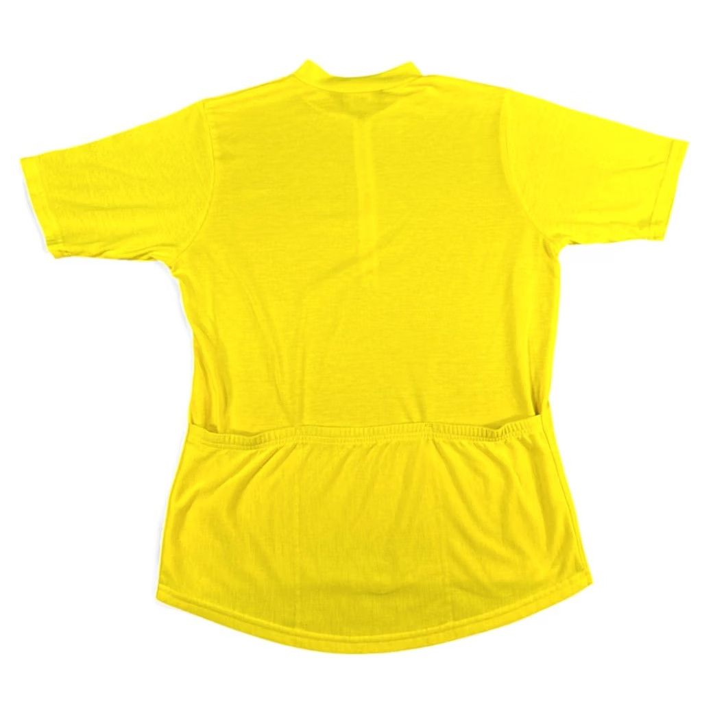 Vintage VINTAGE Nashbar Cycling Jersey Adult LARGE Yellow Blank USA Made Zip Pocket 90s Size US L / EU 52-54 / 3 - 3 Thumbnail