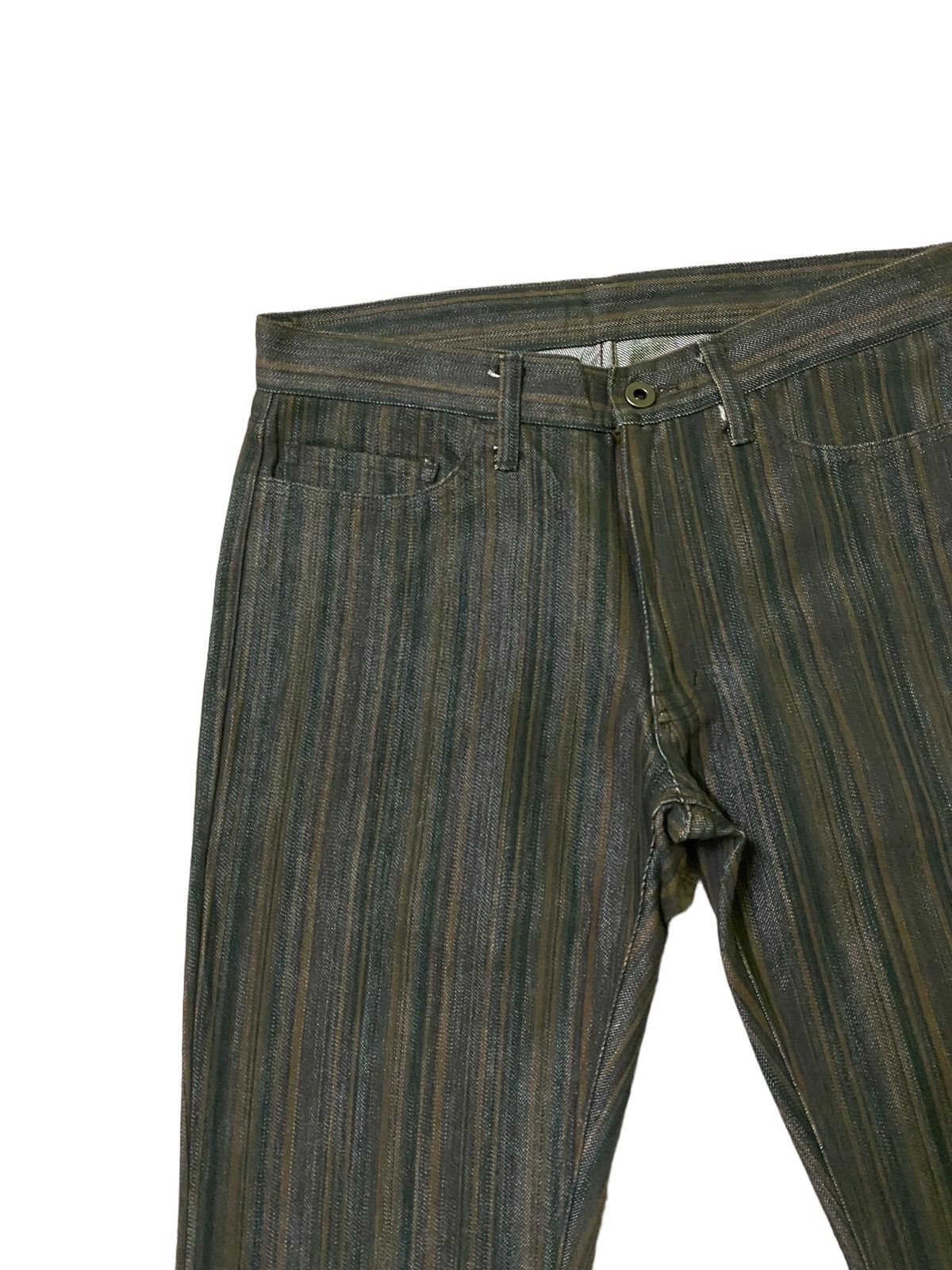 Japanese Brand Flared Rupert The Difference Striped Hsyteric Glamour Style Size US 29 - 4 Thumbnail