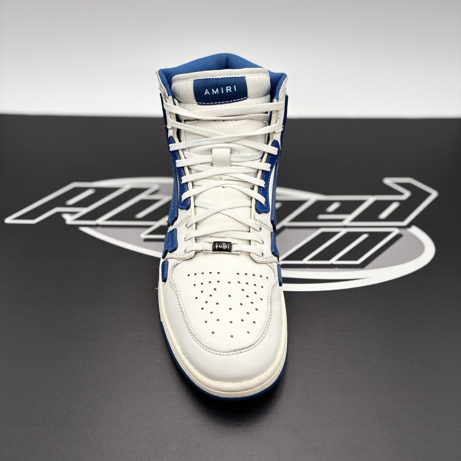 Amiri Amiri Skel High Top ' White Blue ' | GOOD CONDITION! Size US 10 / EU 43 - 5 Thumbnail