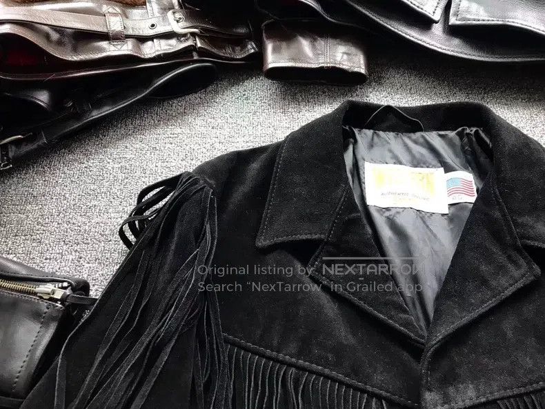 Schott Schott Western fringed soft cowhide Size US S / EU 44-46 / 1 - 7 Thumbnail