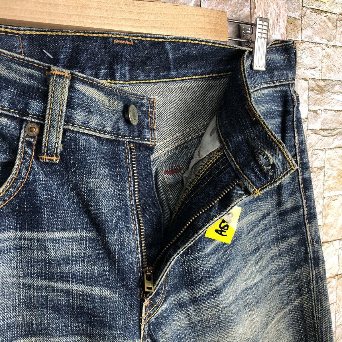 Levi's 707 Levis Blue vintage ripped Distressed Denim Pants #A588 Size US 29 - 16 Thumbnail