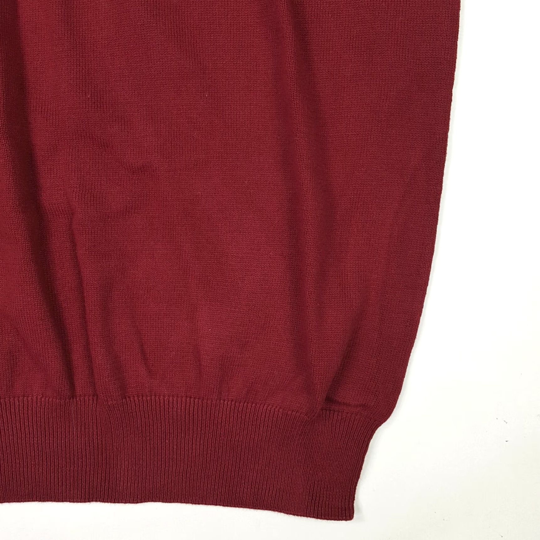 Vintage VINTAGE Tommy Armour Maroon Sweater Vest Shirt Men M Golf Knit Pullover V-Neck Sleeveless Regular Fit Cotton 90s Preppy Sports Vintage Size US M / EU 48-50 / 2 - 3 Thumbnail