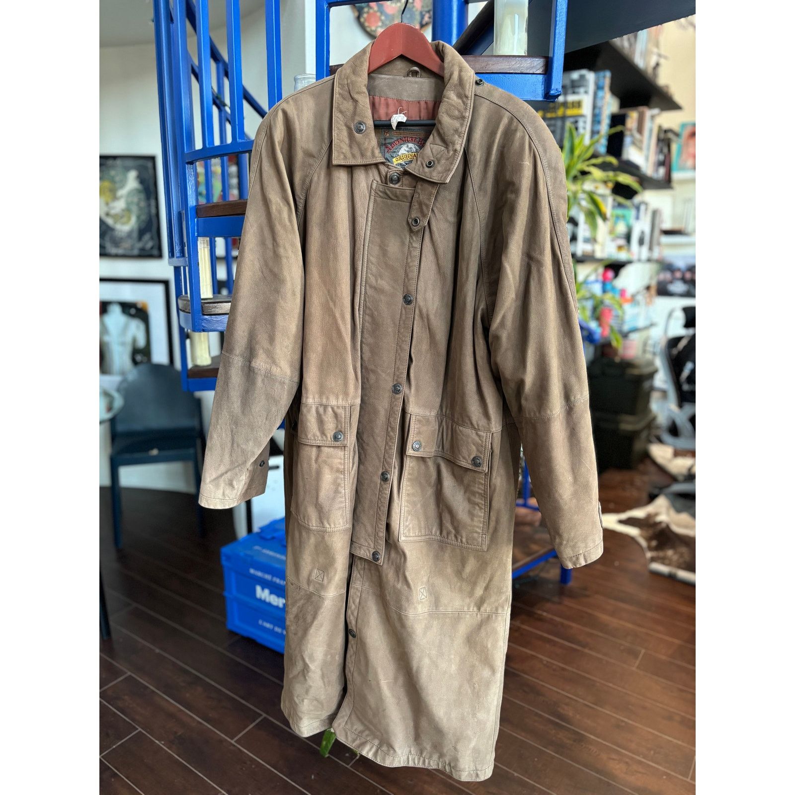 Wilsons Leather Wilsons Adventure Bound Leather Trench Coat – Brown Size L Size US L / EU 52-54 / 3 - 3 Thumbnail