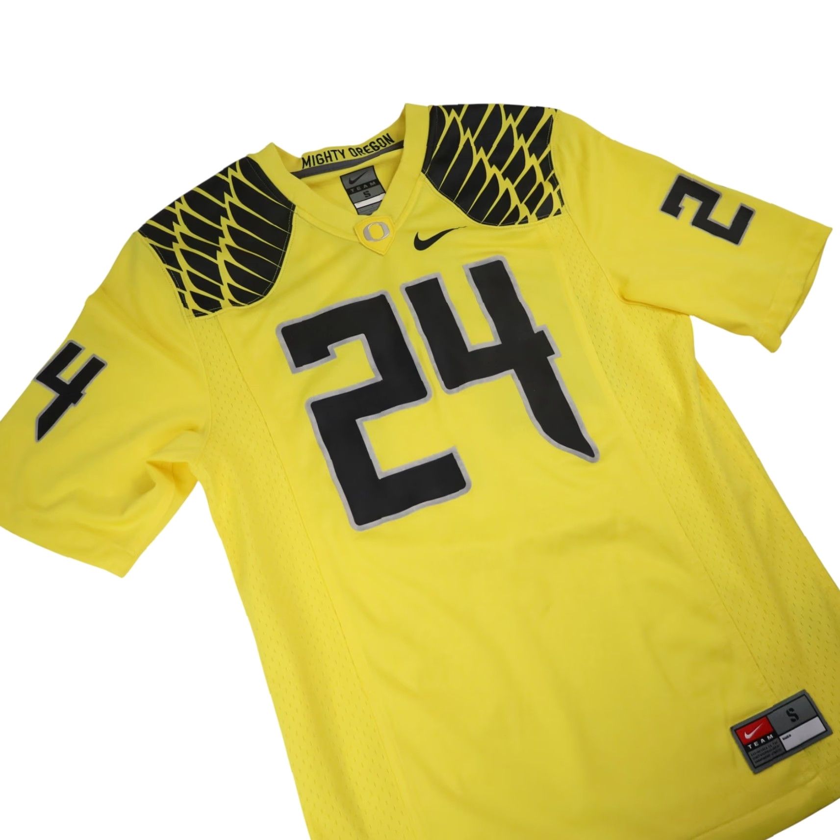 Nike VINTAGE Nike University of Oregon Ducks Football Jersey Shirt Mens Small Yellow Ducks Football Jersey Shirt Mens Small Yellow Size US S / EU 44-46 / 1 - 3 Thumbnail