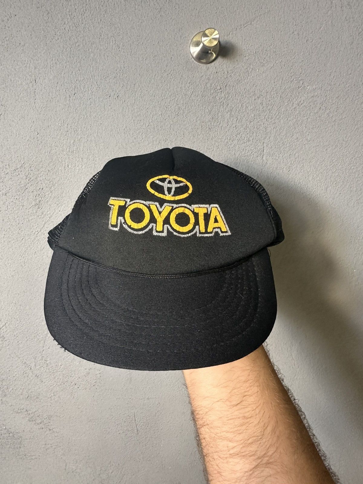 Japanese Brand × Vintage Vintage 90s Toyota Trucker Hat Cap Size ONE SIZE - 1 Thumbnail