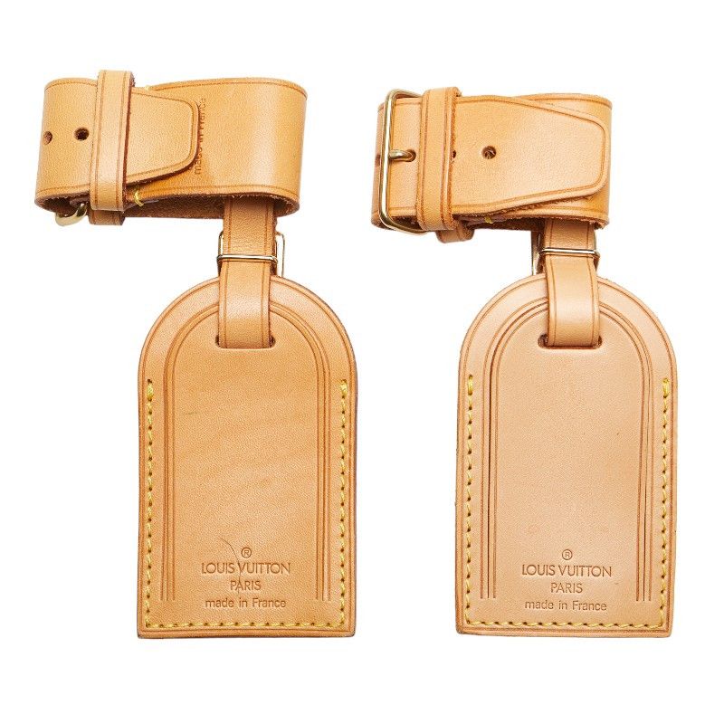 Louis Vuitton Louis Vuitton Leather Poignet Name Tag Set Leather