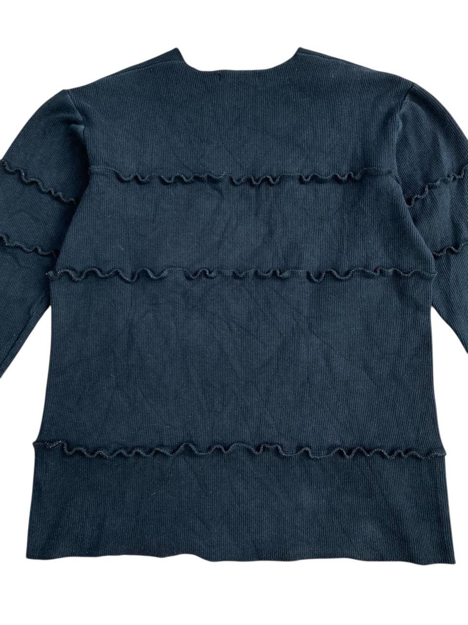 Yohji Yamamoto Workshop by Yohji Yamamoto Diffusion Line Fringe Sweater Size US M / EU 48-50 / 2 - 6 Thumbnail