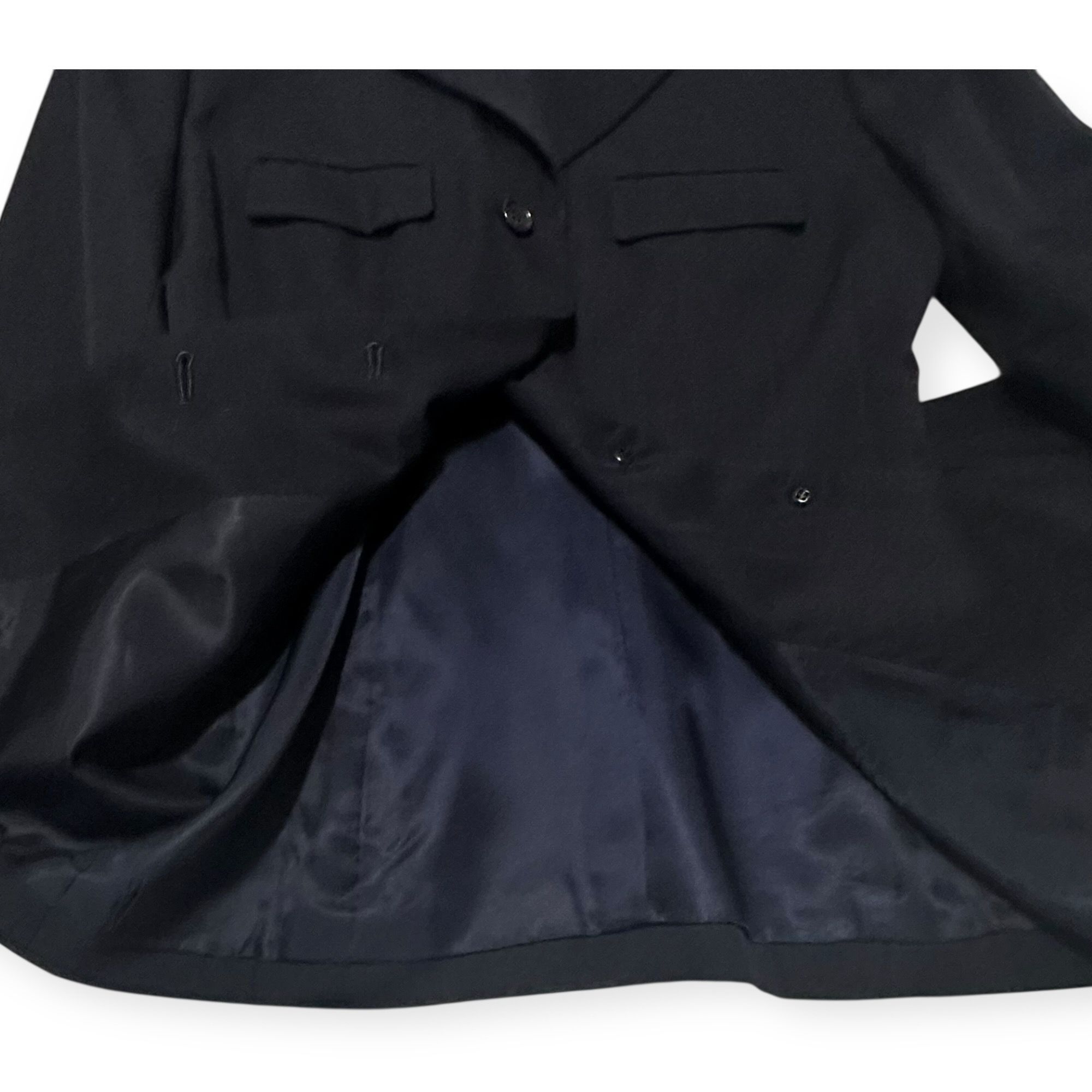 ATSURO TAYAMA Vintage 90s Atsuro Tayama Blue Wool Jacket, Size M Size M / US 6-8 / IT 42-44 - 7 Thumbnail