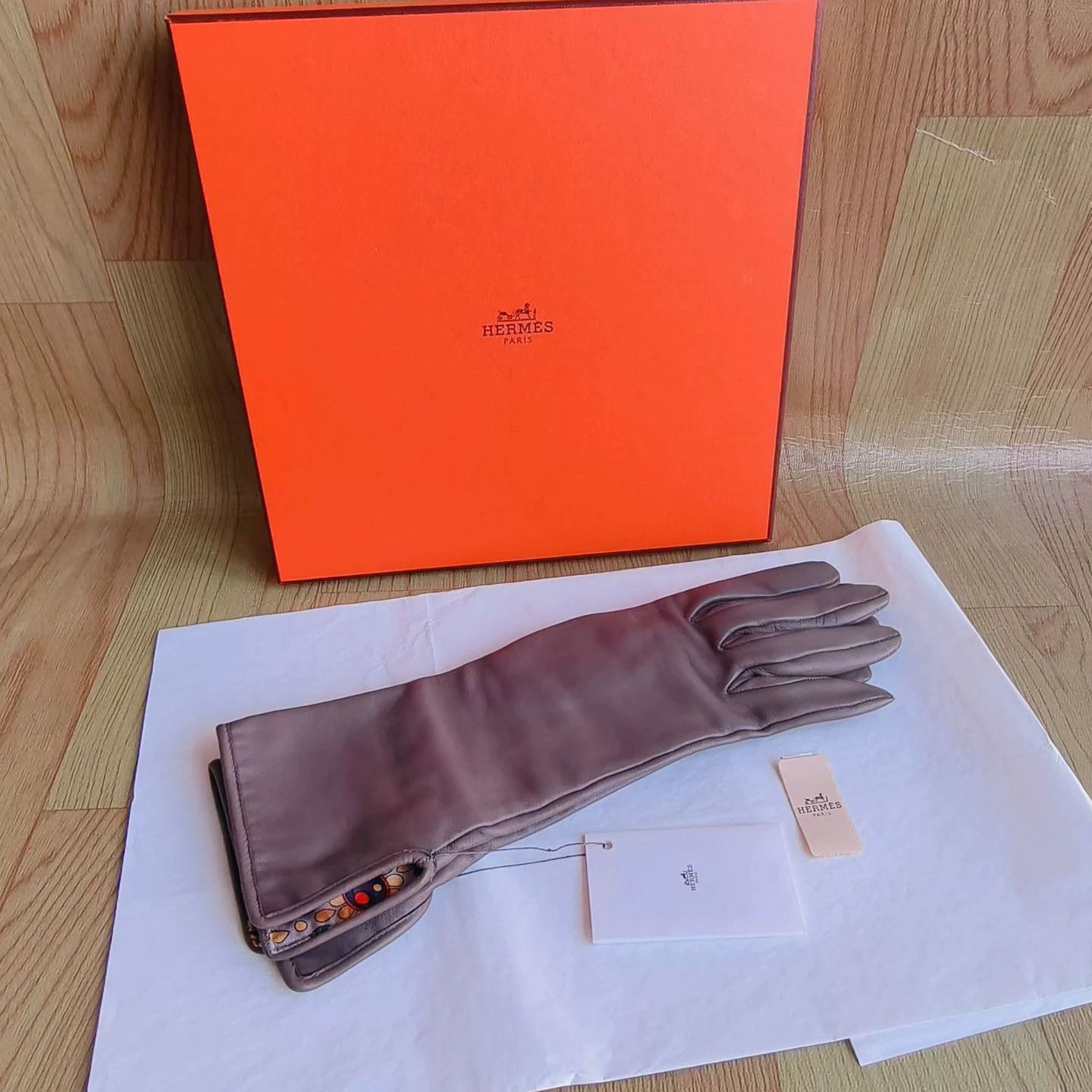 Hermes Hermes lambskin gloves Size ONE SIZE - 3 Thumbnail