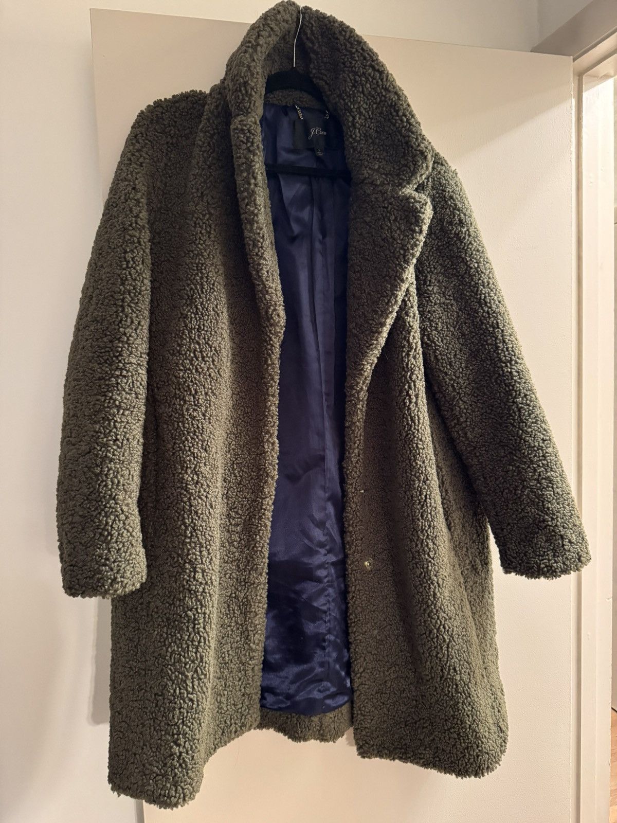 J.Crew Women’s J.Crew Teddy Sherpa Size L / US 10 / IT 46 - 2 Thumbnail