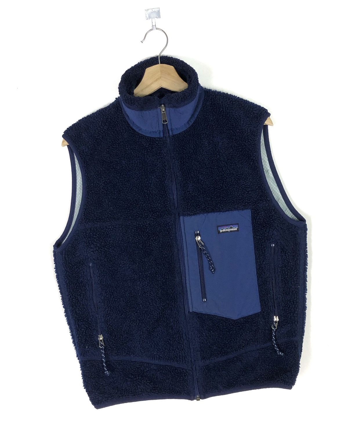 Patagonia VINTAGE MADE IN USA PATAGONIA BOA SHERPA FLEECE VEST Size US M / EU 48-50 / 2 - 4 Thumbnail