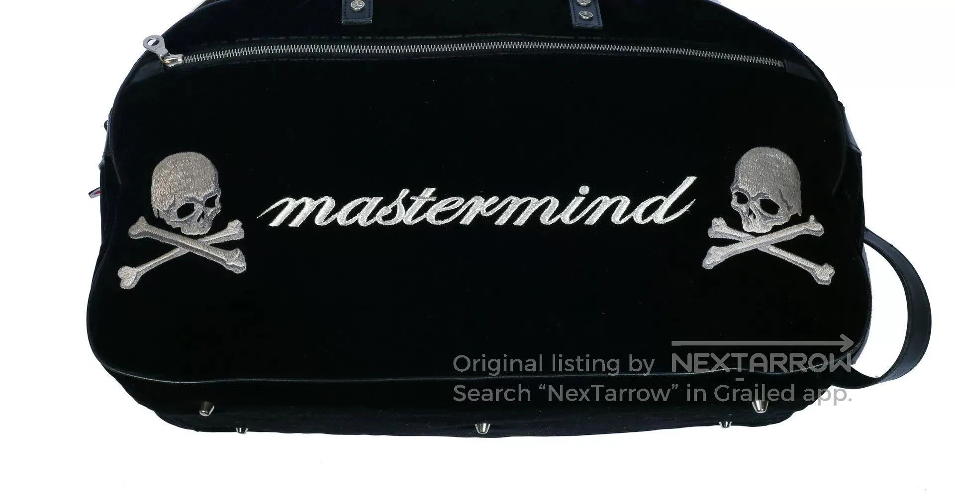 Mastermind Japan Mastermind Japan 12AW Silver Velvet Boston Bag. Size ONE SIZE - 5 Thumbnail