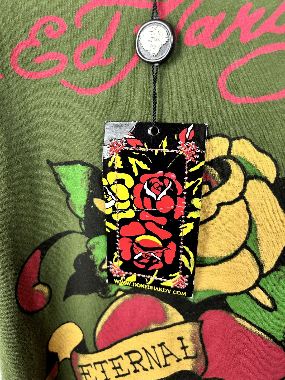 Christian Audigier BNWT Y2K Vintage Ed Hardy Christian Audigier T-Shirt Size S / US 4 / IT 40 - 3 Thumbnail