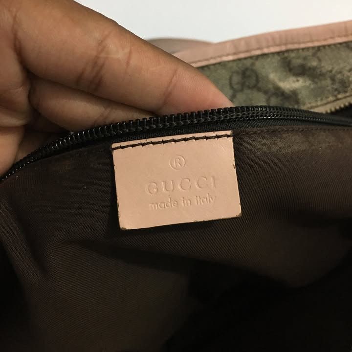 Gucci Gucci GG Supreme Canvas Leather Totebag Authentic Size ONE SIZE - 15 Thumbnail