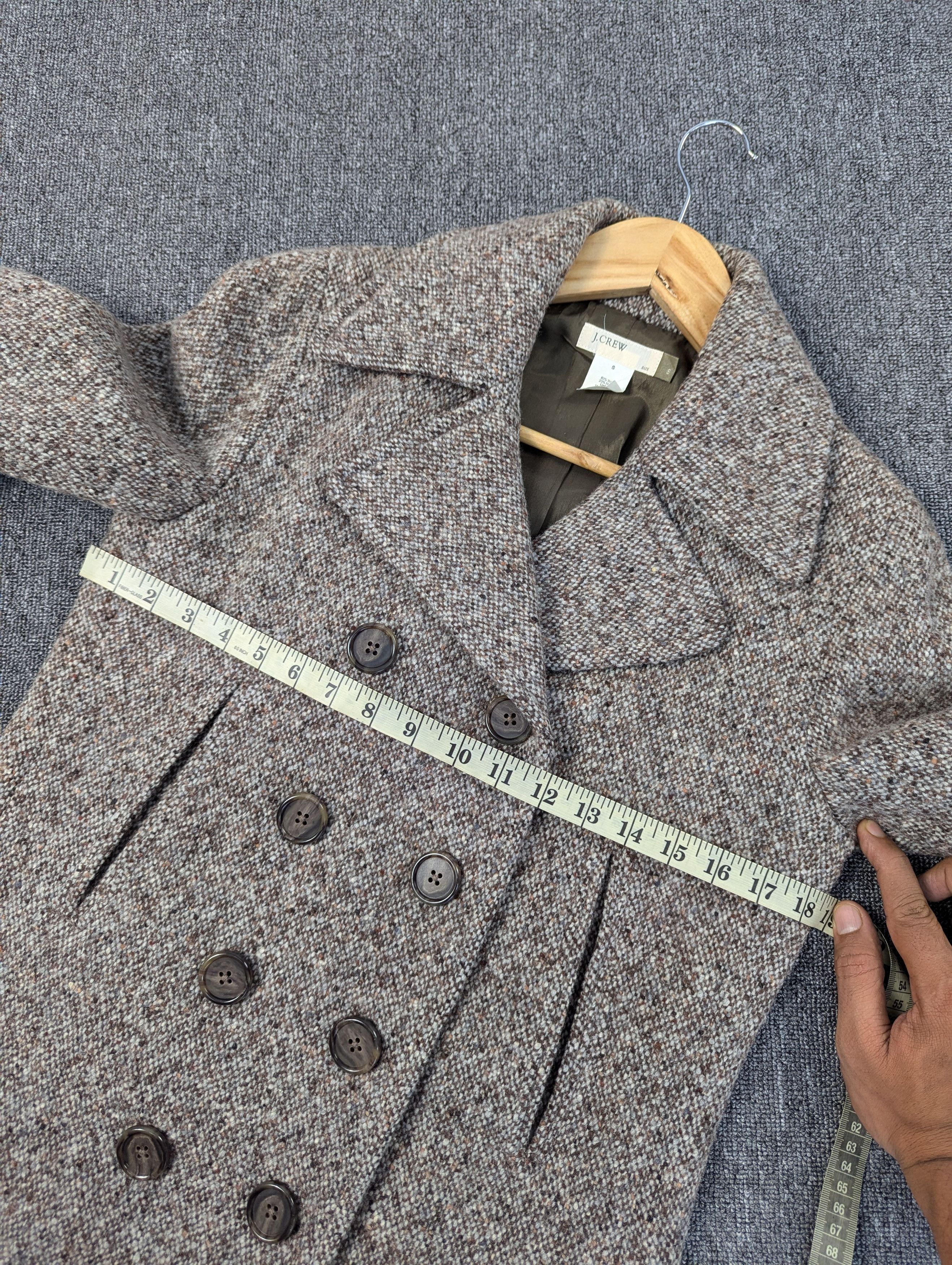 J.Crew Women's J.CREW Double Breasted Lined Wool Coat Jacket Size S Size S / US 4 / IT 40 - 15 Thumbnail