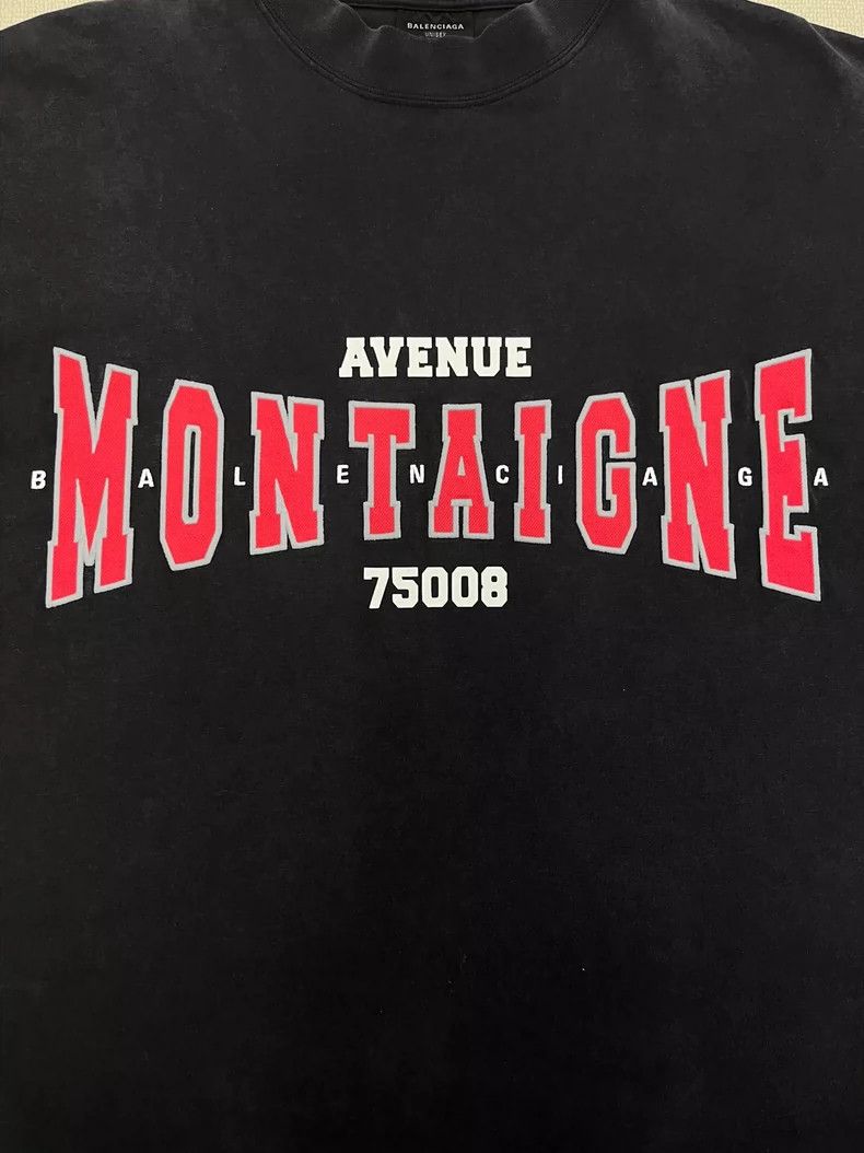 Balenciaga Balenciaga FW24 monogrammed crewneck knit short sleeve T-sh Size US M / EU 48-50 / 2 - 3 Thumbnail