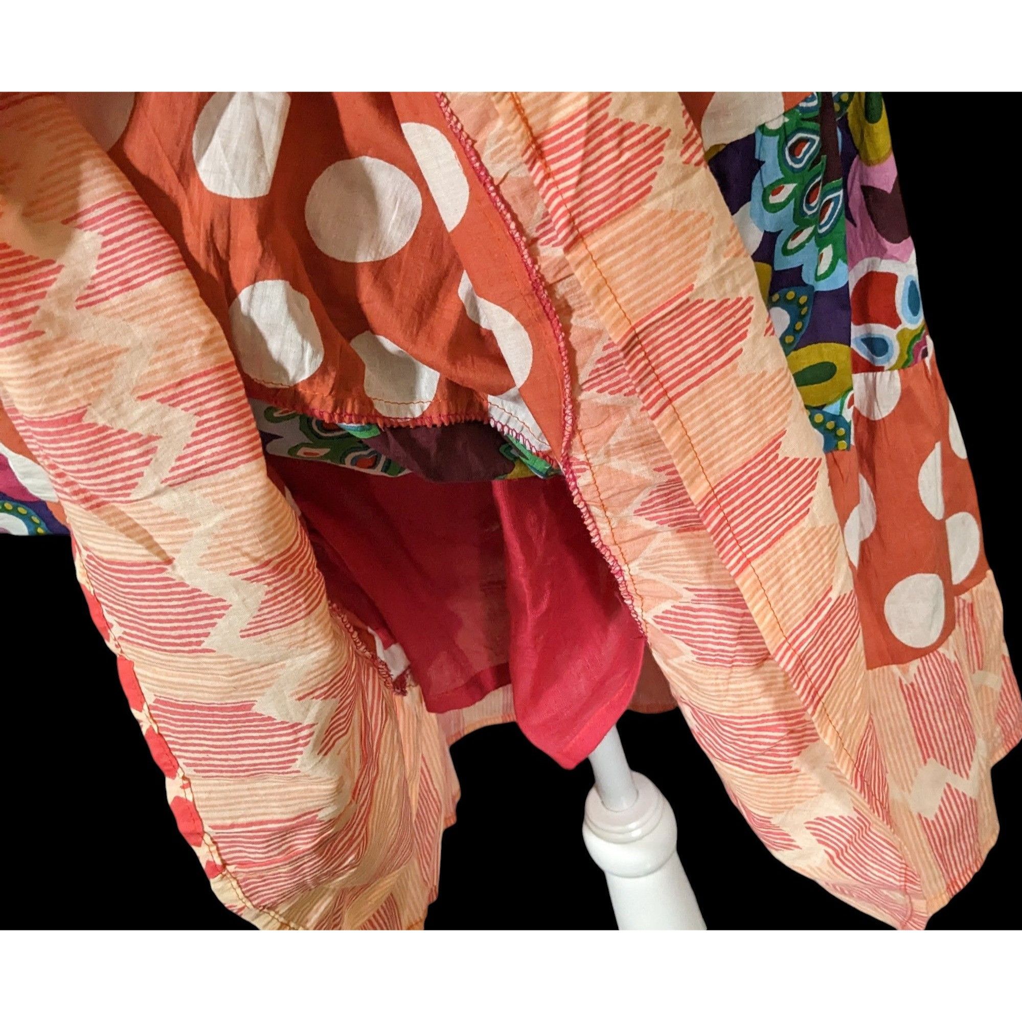 Other Bohemian Cottagecore Floral Skirt by Henna Size 29" - 4 Thumbnail