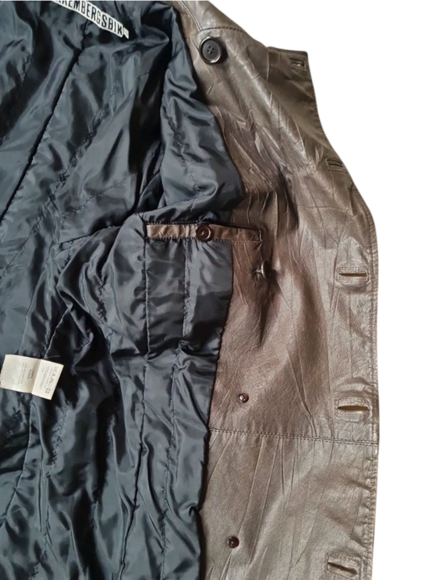 Dirk Bikkembergs Dirk Bikkembergs Buffalo Leather Winter Coat Size US S / EU 44-46 / 1 - 10 Thumbnail