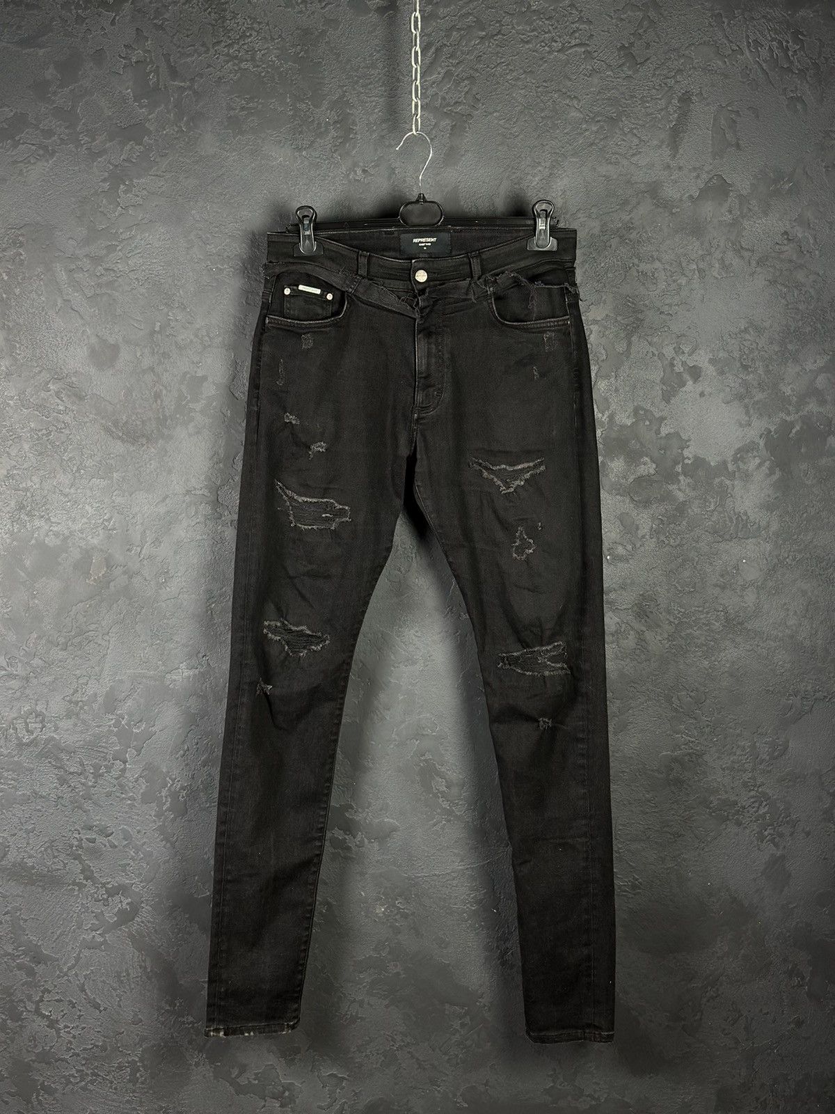 Represent Clo. Represent London Skinny Jeans Denim Pants Size US 33 - 1 Thumbnail