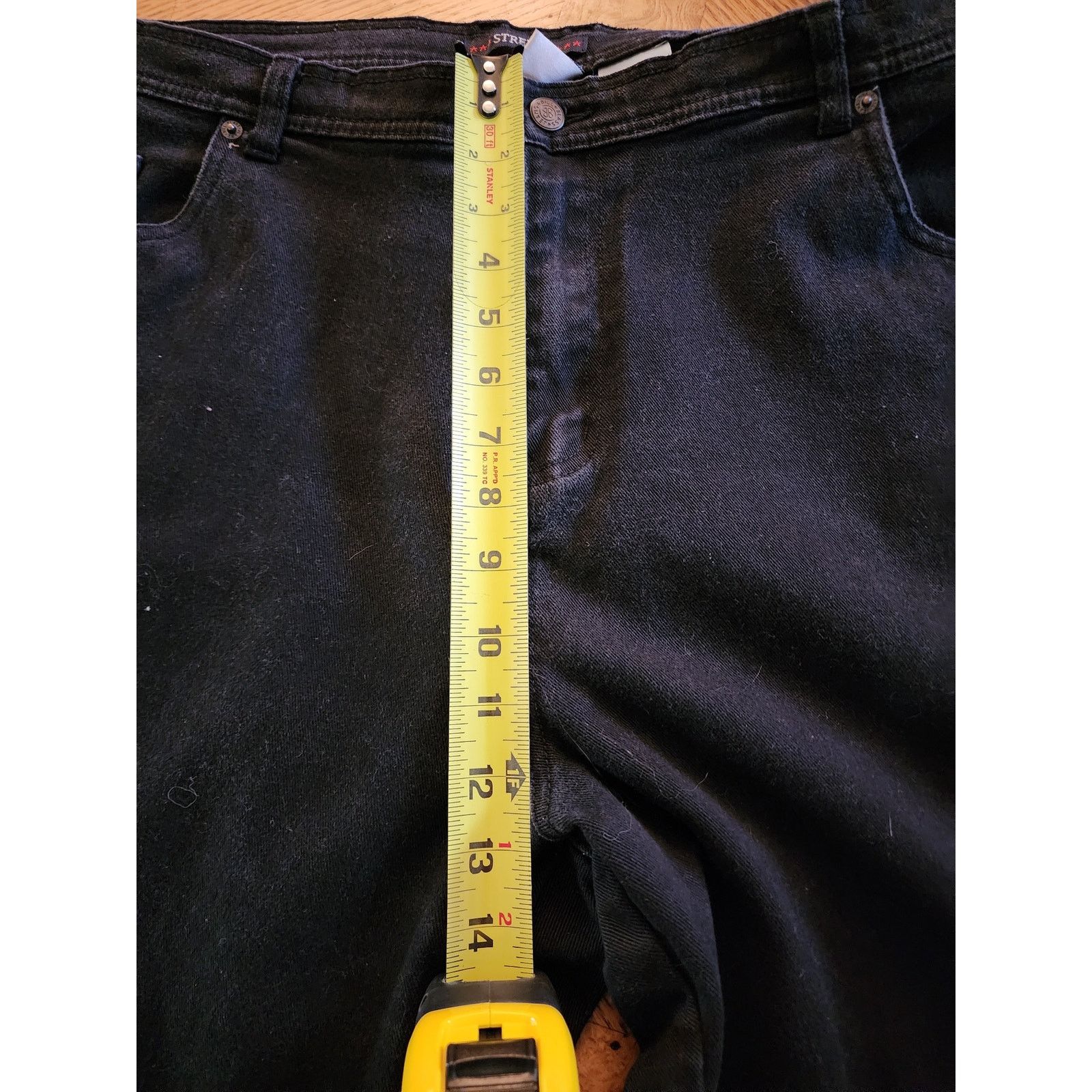 Bill Blass BillBlase Womans Black Jeans Size 22W Size 42" / US 20 - 8 Thumbnail