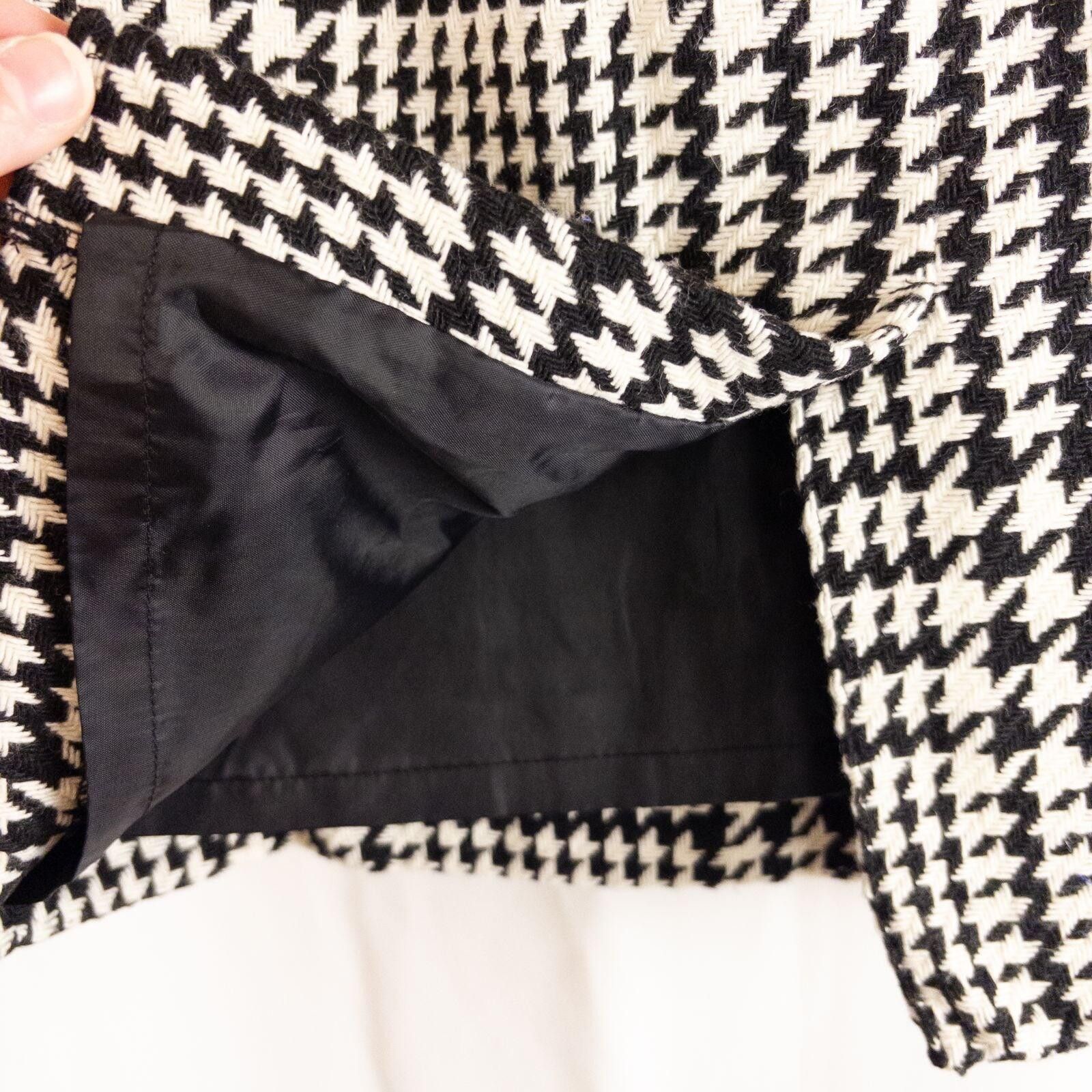 Other Liz Claiborne Vintage Black & White Skirt Womens 8 Medium Size 30" / US 8 / IT 44 - 6 Thumbnail