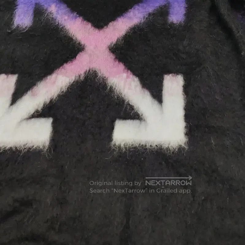 Off-White Off-White Black Wool Gradient Pullover Sweater . Size US M / EU 48-50 / 2 - 4 Thumbnail