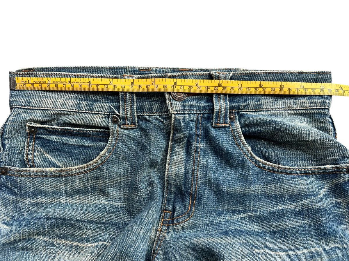 Vintage Y2K Exit Distressed Lowrise Denim Jeans 31x34 Size 31" - 9 Thumbnail