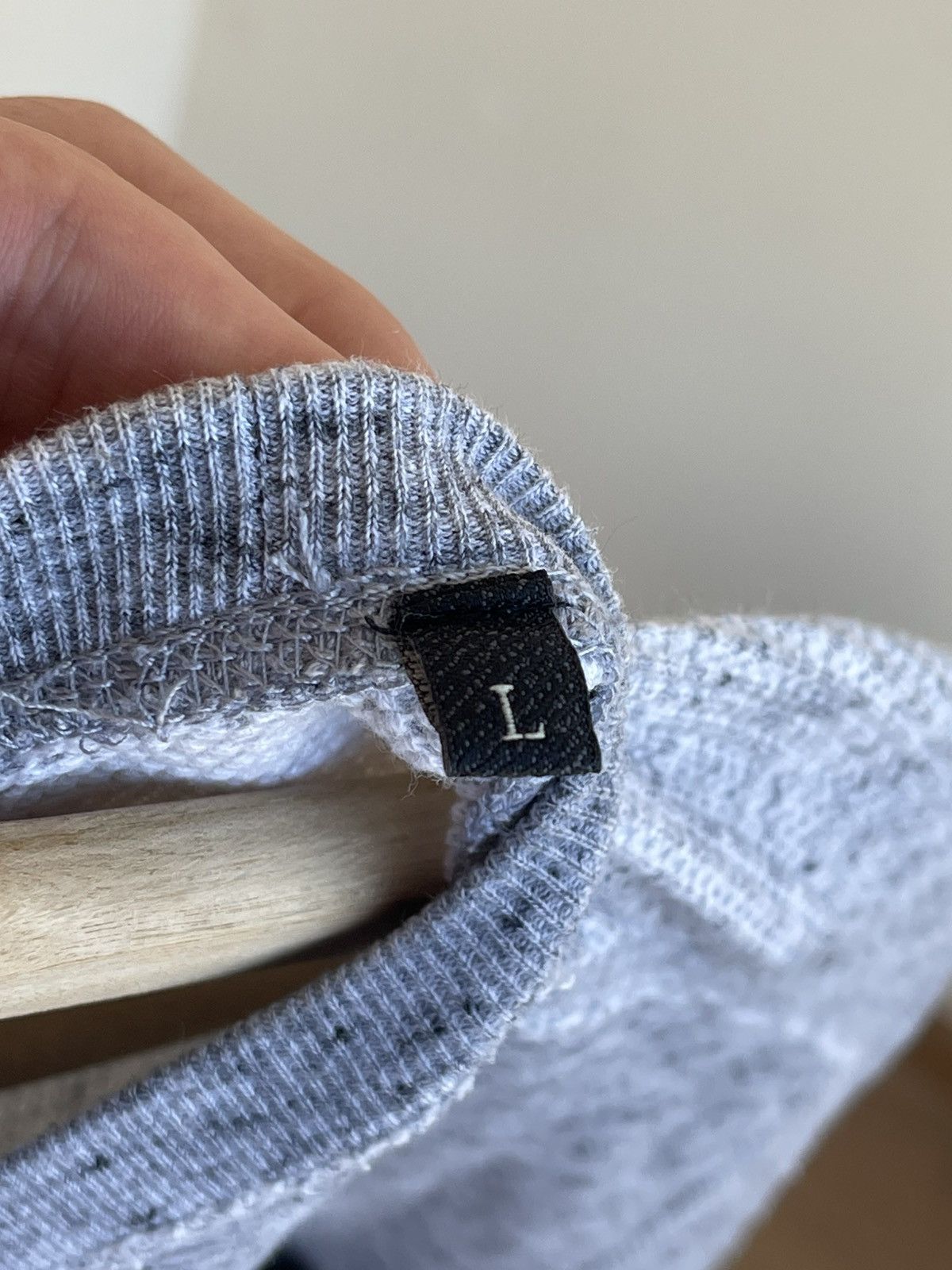 Diesel Diesel S Gladys Regular Fit Waffle Knit Shoulder Sweatshirt Size US L / EU 52-54 / 3 - 13 Thumbnail
