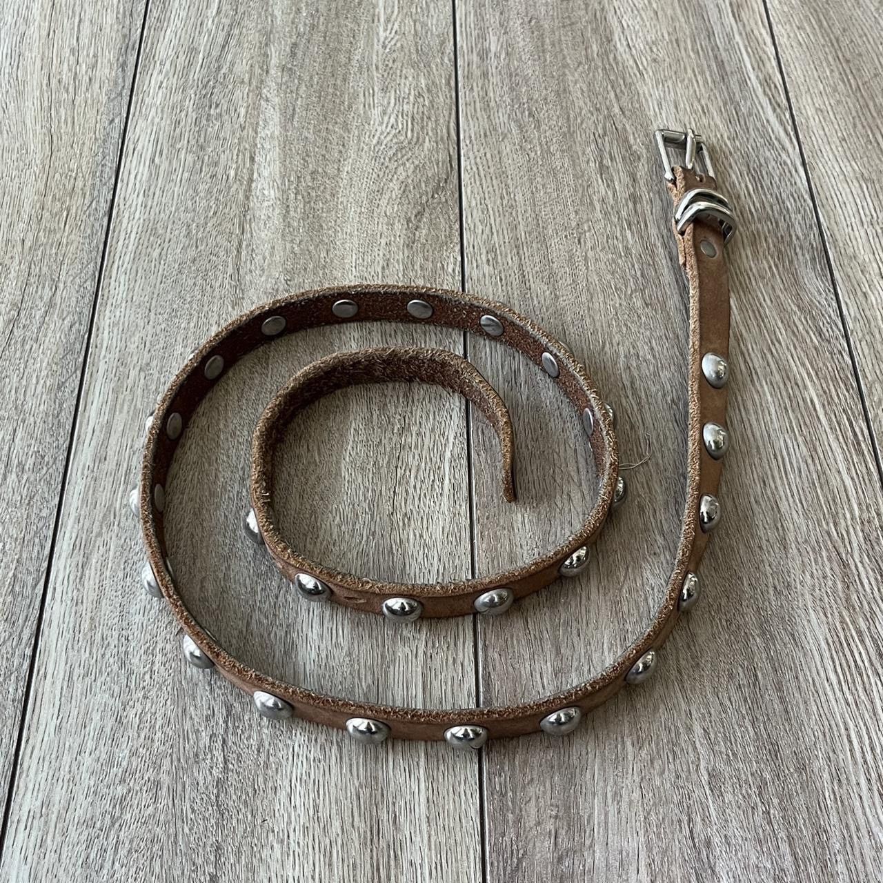 Other Thin western leather belt Size ONE SIZE - 2 Thumbnail