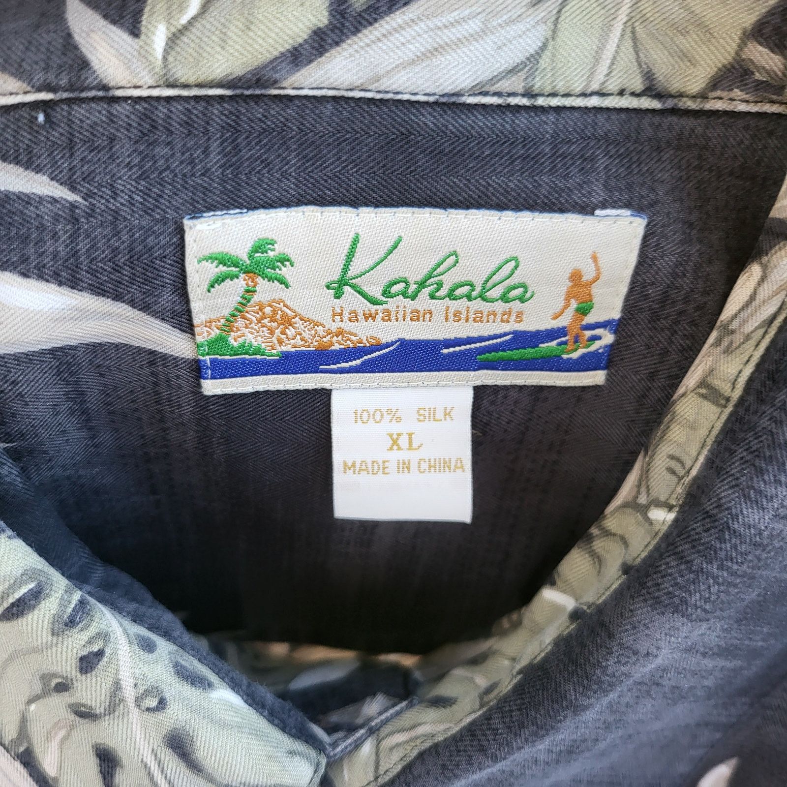 Other Vintage Kahala Silk Hawaiian Shirt Size XL Black Floral Size US XL / EU 56 / 4 - 7 Thumbnail