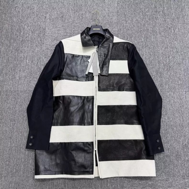 Rick Owens Rick Owens Black and White Down Jacket-2508 Size US XL / EU 56 / 4 - 1 Thumbnail