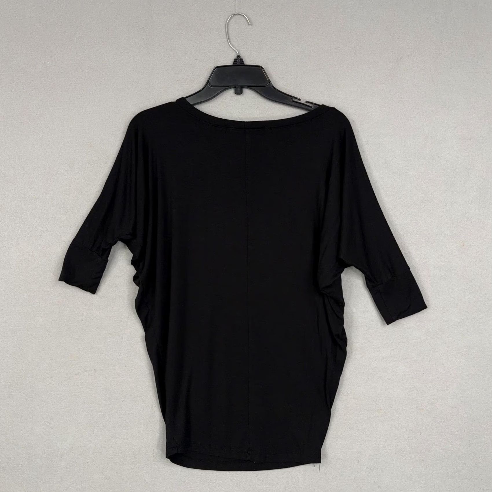 Vintage 41 Hawthorn Shirt Womens XS Black Dolman Sleeve Modal Stretch Top Blouse Minimal Size XS / US 0-2 / IT 36-38 - 6 Thumbnail