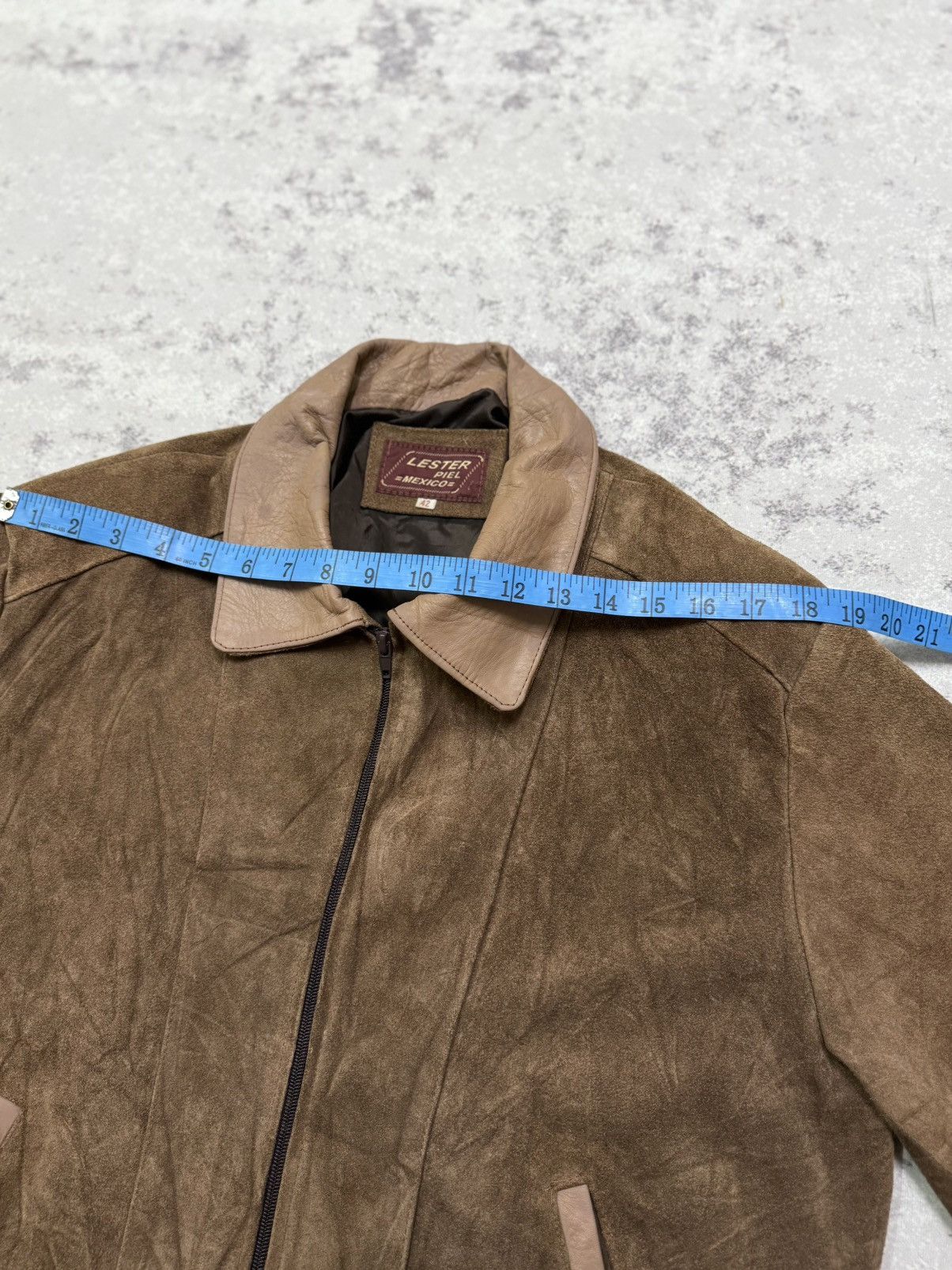 Leather VINTAGE LESTER PIEL MEXICO SUEDE LEATHER BOMBER JACKET Size US M / EU 48-50 / 2 - 18 Thumbnail