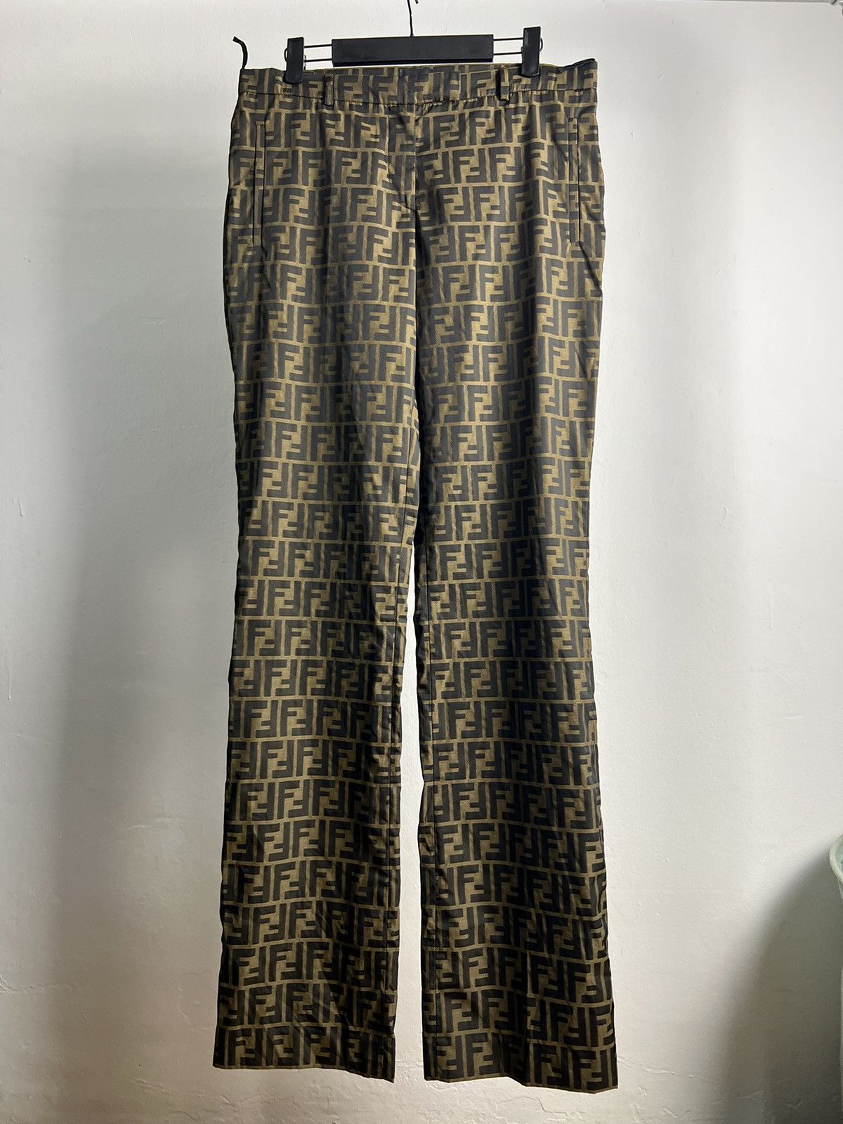 Fendi Vintage SS2000 Fendi Monogram FF Pants Size US 32 / EU 48 - 1 Thumbnail