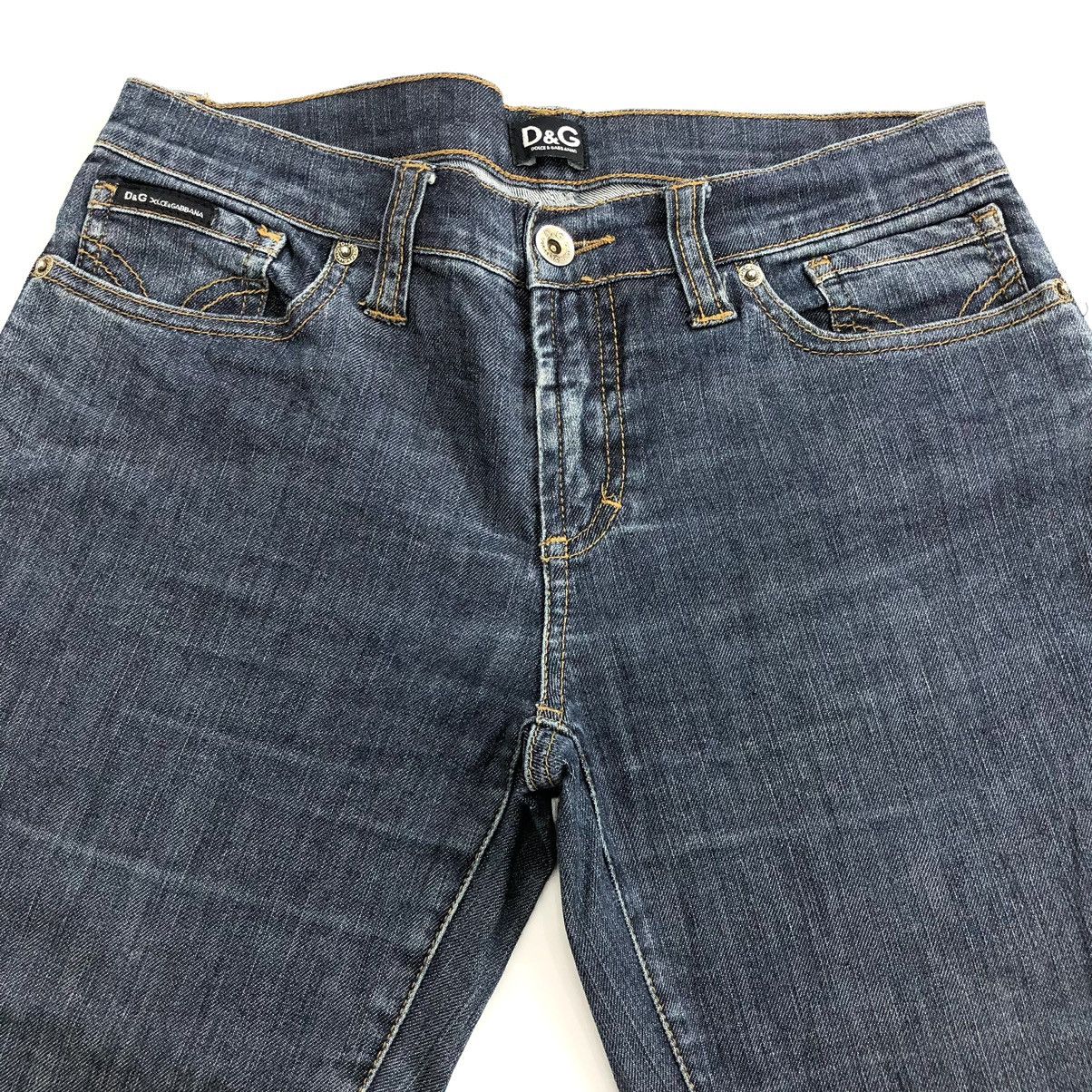 Designer × Dolce & Gabbana × Vintage Vintage Dolce & Gabbana Studded Boot Cut Flared Jeans Size US 27 - 12 Thumbnail